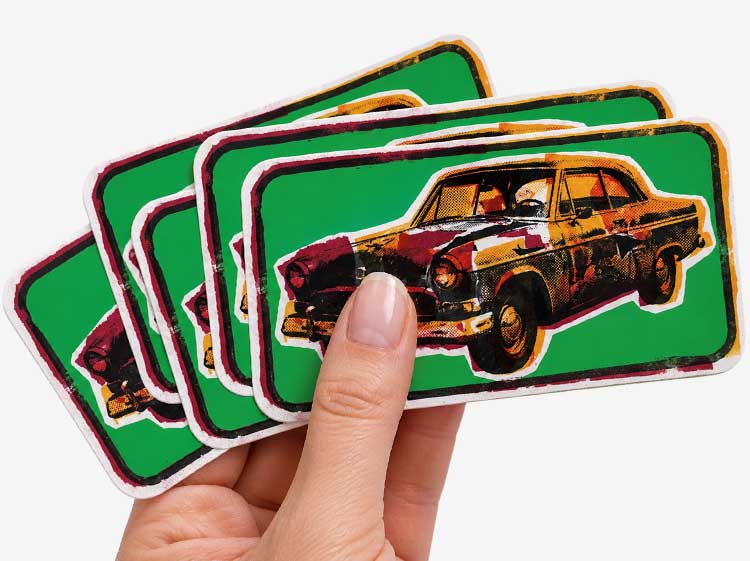 Custom Rounded Corner Stickers